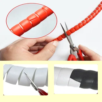 8-28mm 2m cablu spiral wrap cablu spiralat Colorat wire wrap în cablu manșon cablu spiralat protector de Lichidare Țeavă