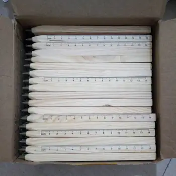 500 BUC/lot Nou lucrate manual din lemn de Mediu Conducător design Manual DIY Multifuncțional pix pix
