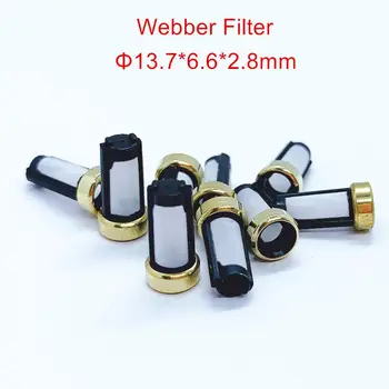 100buc Injectorului de Carburant Filtru Pentru Weber Marelli Injectoare IWP și IW serie 6.6 mm zdrobi inel de 3mm pentru Renault Clio 1.6 1.8 (AY-F107