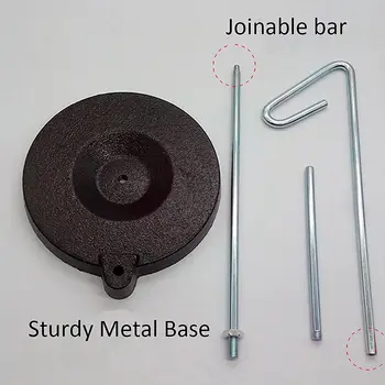 Robust de Metal de Bază Cu Universal Con Și Bobina Sta Fir Suport (27449M)