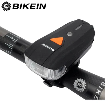 BIKEIN în aer liber, Ciclism Biciclete Fața Farurilor Lumini Impermeabil Lanterna Bicicleta Far Lampă 5 Moduri de Baterie USB Reîncărcabilă