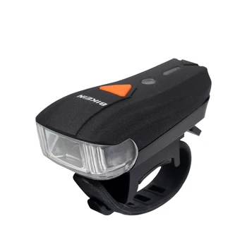 BIKEIN în aer liber, Ciclism Biciclete Fața Farurilor Lumini Impermeabil Lanterna Bicicleta Far Lampă 5 Moduri de Baterie USB Reîncărcabilă