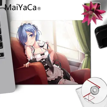 MaiYaCa RE ZERO Incepand de Viață Într-o Altă Lume Anime Frumos Mouse-ul Mat XXL Mause Pad Tastatura Laptop Birou Mat pentru pc gamer