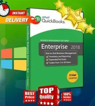 Intuit QuickBooks Enterprise Contabil 2018 Pentru Windows versiunea Completă