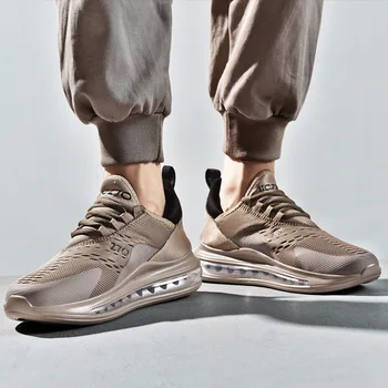 Barbati Pantofi Casual de Primavara Toamna Respirabil Adidași Bărbați Moale usoare ochiurilor de Plasă Pantofi de Sport Tendință Formatori Pantofi pentru Bărbați de Mari Dimensiuni de sex masculin