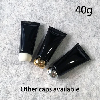 Negru 40ml Mână de Plastic Moale Crema Tub 40g alcătuiesc fondul de ten Corector Sampon Pasta de dinti Stoarce Sticle Transport Gratuit