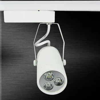 1buc pistă Led lumina 3W Aluminiu reflector Led de Economisire a Energiei lampă cu LED-uri spotlight AC85-265V Alb Cald/Alb Natural/Alb Rece