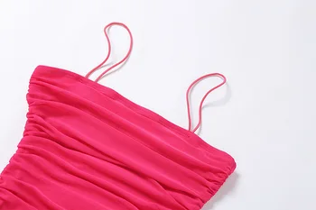 Moda De Vară 2020 Nou Curea Sling Guler Cu Spatele Gol Subțire Sexy Bodycon Rochie De Femei