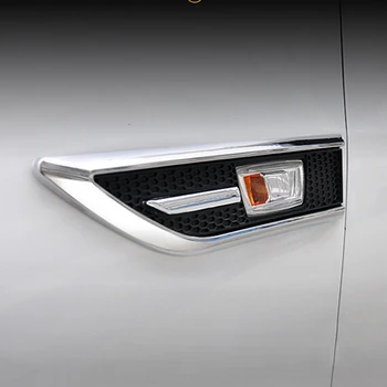Styling auto 2 BUC/SET ABS Cromate Lampă de Semnalizare a acoperi Partea de Lumină Emblema decor ornamental Pentru Chevrolet Cruze Sedan, hatchback