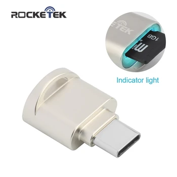 Rocketek de tip c usb 2.0 otg telefon de tip c, cititor de carduri de memorie de Aluminiu adaptor pentru micro SD TF calculator pc accesorii laptop