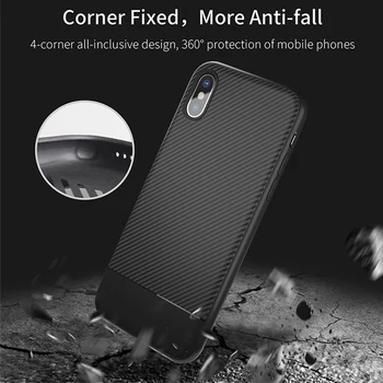 Essager Lux, Telefon Caz Pentru iPhone XS Max XR X 10 8 7 6 6S S Plus Coque TPU Moale Capacul din Spate Pentru iphone Xsmax 8plus 7plus Funda
