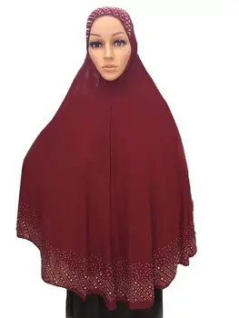Rugăciunea Islamică Pălărie Hijab Musulman Femeile Khimar Amira Aeriene Esarfa Arab Vălului Islamic Folie Cap Turban Acoperire Completă Hijab Noi