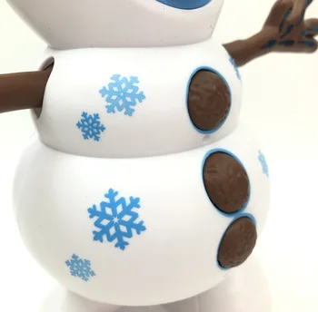 Dans Om De Zăpadă Olaf Robot Cu Muzica A Condus Lanterna Model Electric De Desene Animate Snow Acțiune Figura Mașină Cadou De Crăciun Pentru Copii Jucarii