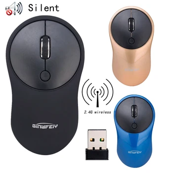 NOI Silențioasă Mouse Wireless 2.4 G Tăcut Butoane Ergonomice Mut Soareci pentru Calculator Laptop Mouse-ul pentru Desktop Notebook PC Mause