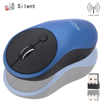 NOI Silențioasă Mouse Wireless 2.4 G Tăcut Butoane Ergonomice Mut Soareci pentru Calculator Laptop Mouse-ul pentru Desktop Notebook PC Mause