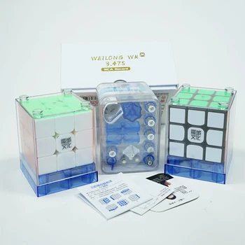 Original MoYu Weilong WR M 3x3x3 Weilong WR Magnetic Puzzle Cub Profesional MoYu 3x3 Magneți Cuburi Pentru exces de Viteză