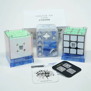 Original MoYu Weilong WR M 3x3x3 Weilong WR Magnetic Puzzle Cub Profesional MoYu 3x3 Magneți Cuburi Pentru exces de Viteză