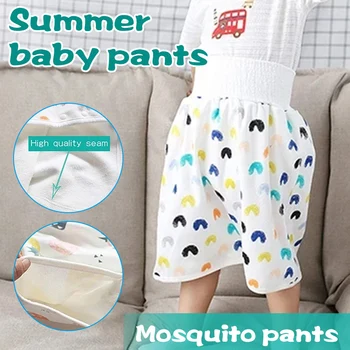 Recent Confortabil pentru Copii Scutec pantaloni Scurți Fusta 2 in 1 rezistent la apa si Absorbant pantaloni Scurți pentru Copii Toddler CLA88