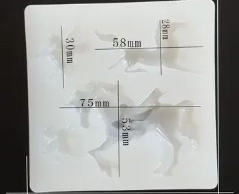 Zboară cal unicorn mucegai silicon pandantiv DIY pentru a Face Bijuterii instrument UV rășină epoxidică matrite Decor ambarcațiuni de artă