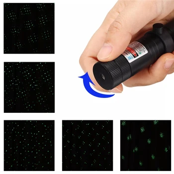 532nm Lungime de Undă 303 USB Reîncărcabilă Verde cu Laser Pointer Pix Vizibile Fascicul de Lumină