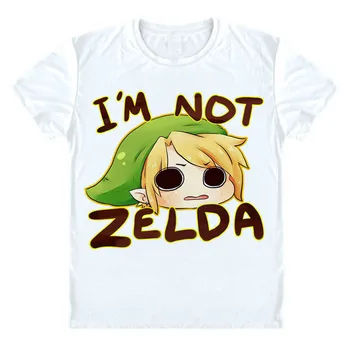 The Legend Of Zelda Tricou Link-ul de Minunat Drăguț T-shirt Video Jocul The Legend Of Zelda Tricou nu sunt Zelda imprimare harajuku Tee
