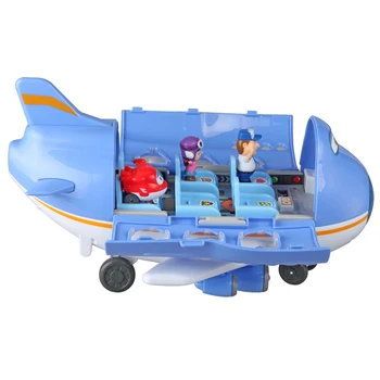 31cm AULDEY Super Aripi de Avioane de Lux Scena Serie Playset Cu 3 Păpuși Deformare figurina Jucarie de Ziua de nastere Cadouri Copii
