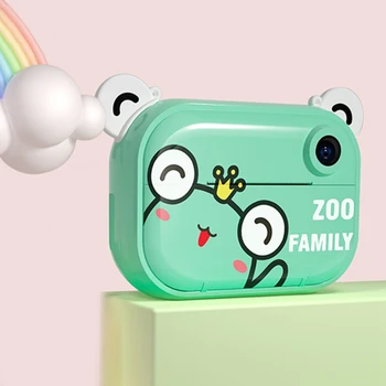 Imprimare Camera Copii Camera Zero Ink aparat de Fotografiat Digital cu Hârtie de Imprimare Termică și Autocolante de Desene animate pentru Copii Toy Camera