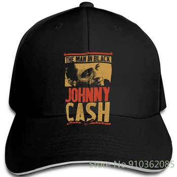 Johnny Cash În Bandă Neagră Grafic Mare Concert de Muzica Goth Noi reglabil sepci de Baseball Capac Bărbați Femei