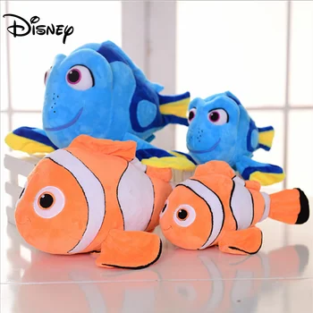 Disney Filmul de Desene animate Finding Nemo Dory Jucării de Pluș 30-45cm Animal Umplute Jucării Păpuși Pește Clovn Jucarii pentru Copii, Cadouri pentru Copii