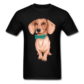 Îmi Place Câinele Meu Animal De Companie Tricouri Barbati Teckel Wiener Dog Desen Imagine Tricou Pentru Om Frumos Drăguț Teckeli Din România Bumbac Tees