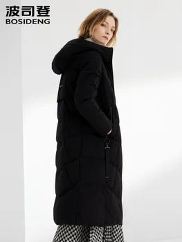 Bosideng un sacou în jos X-Long down coat cu gluga hanorac 90% rață jos înaltă calitate B90141020Q