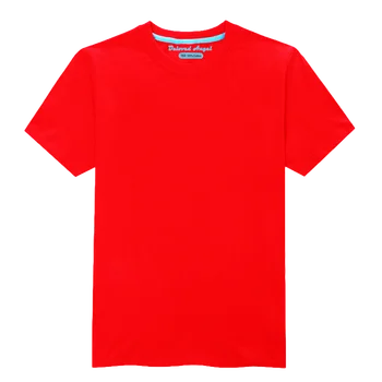 Copii Plain T Shirt Topuri pentru copii Băieți Fete pentru Copii Toddler Culoare Solidă Haine de Bumbac Roșu Albastru Copii Vara Teuri 3-15 Ani