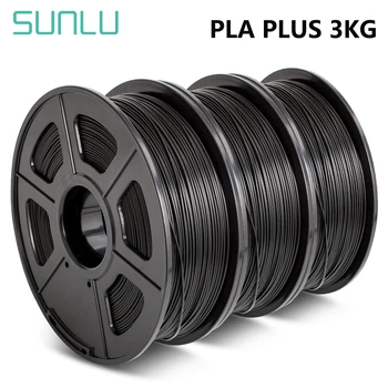 SUNLU PLA PLUS Filament 1kg 1,75 mm Imprimantă 3D Filaemnt pla + 3 role de Material Pentru 3D Pen Filament PLA Extruder Consumabile