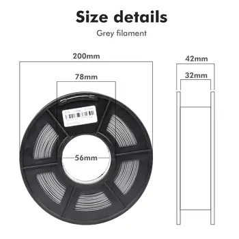 SUNLU PLA PLUS Filament 1kg 1,75 mm Imprimantă 3D Filaemnt pla + 3 role de Material Pentru 3D Pen Filament PLA Extruder Consumabile