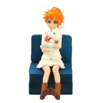 14cm Promis Neverland Figura Jucării Norman Ray Emma Cu o Canapea PVC Model de Păpuși Cadou