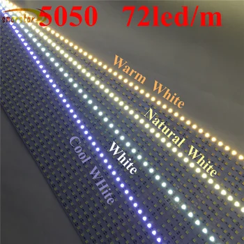 Smarstar 0,5 m 12V 5050 LED bar Încorporat Ascunse carcasă din Aluminiu Lăptos Clar de Greu Benzi cu LED-uri de Lumină 50cm LED-uri de Lumină LED-uri Edge Iluminat