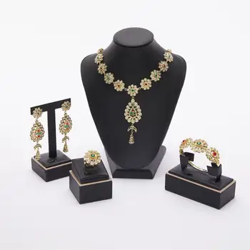 Maroc fierbinte de vânzare accesorii nunta bijuterii set pentru femei set de bijuterii de moda de cupru de înaltă calitate set de bijuterii