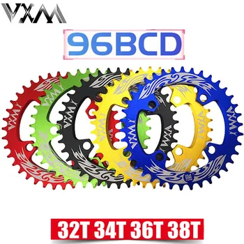 VXM 96BCD Biciclete MTB Foaia 32T 34T 36T 38T MTB biciclete Foaia Rotund Oval Angrenaj se Potrivesc SHIMAN0 XTR XT SLX Piese de bicicletă