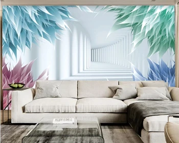 Tapet personalizat 3d murale pictate manual spațiu abstract culoarea de personalitate creatoare geometrice perete de fundal tapet 3d