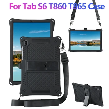 Pentru Samsung Galaxy Tab S6 T860 T865 Caz 10.5 Inch Comprimat Caz Tablet Stand cu Curea și Condensator Pen