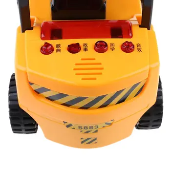 Control de la distanță Electric stivuitor jucărie de construcție jucărie pentru copii