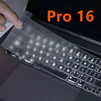 UE/SUA TPU Caz de Tastatură pentru MacBook Pro 16 2019 A2141,Silicon Transparent rezistent la apa Acoperă Pentru Apple Macbook Pro 16 inch A2141