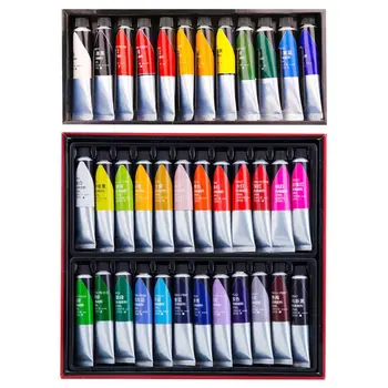 12/24 Culori Profesionale, Vopsea pe bază de Acril 20ml Desen Pictura Pigment de Mână-pictat pentru Copii DIY Artist 2020 Nou