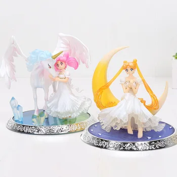 17cm Sailor Moon Figura Tsukino Usagi Printesa Serenity PVC figurina de Colectie Model de Jucărie jucării pentru Copii