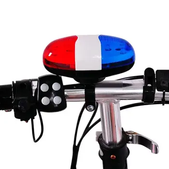 Clopot de biciclete 6LED 4Tone Claxon Pentru Bicicleta LED Biciclete Lumina Sirenă Electronică de Biciclete Clopote Accesorii pentru Biciclete Scuter