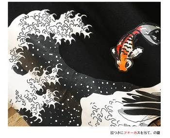 Amuzant Anime Print Supradimensionat Barbati Tricou Hip-Hop din Bumbac Tricou O-gât Vara Japoneze sex Masculin de Cauzalitate Tricouri 5XL Moda Vrac Tees