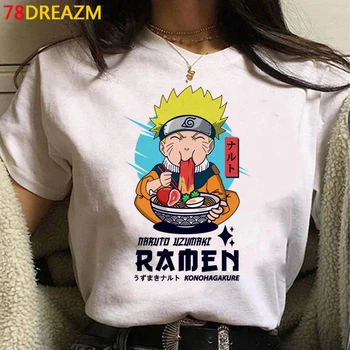 Anime-ul japonez Naruto Akatsuki Tricou Femei Amuzant Itachi Grafic Teuri Sasuke Kawaii Desene animate Topuri de Vara Unisex T-shirt Femei