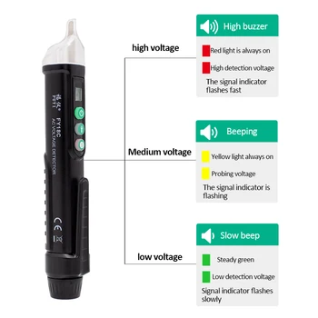 Mastfuyi FY18C Nou 12-1000V Tensiune AC Detectoare de Non-Contact Pen Tester Tester de Tensiune Metru Volți Curent Electric Test Creion