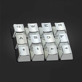 Cele mai noi ESLOTH 12 taste PBT metalic prin Galvanizare keycap Personalitate pentru Joc LOL Tastaturi Mecanice PBT Placare cu Metal Keycap
