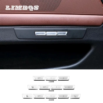 Portiera seat blocare autocolante pentru f10 f11 f01 f02 f04 BMW 5 f07 seria 7 cu memorie scaun debloca reglați comutatorul de butoane capacul ornamental
